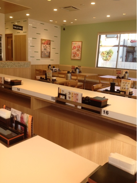 吉野家 - 真新しい店内