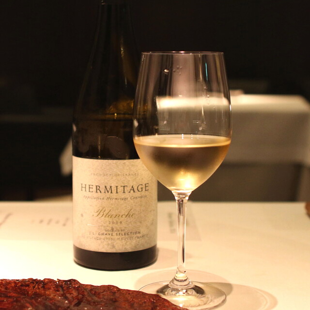 hermitage,hermitage hotel narisawa - hermitage blanche 2009 j.l. chave selection (2014/08)