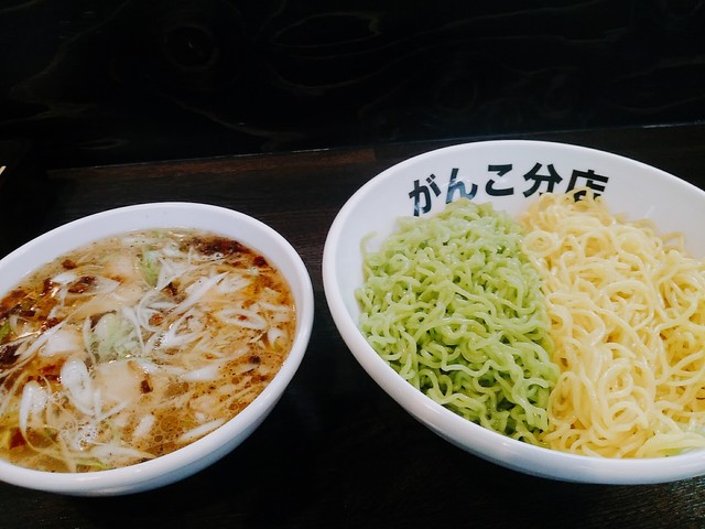 元祖一条流 がんこ総本家 塩のつけめん 2玉だと1000円(税込)