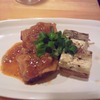 牛肉の煮込み、ナスとエリンギの重ね