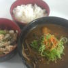 カレーそば定食