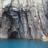 屏風岩の洞窟