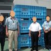 義援先の気仙沼漁協で魚タンクを３個購入されました