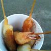 だるまの串カツとともに