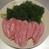 刺身に切り分けた大とろ