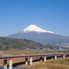 「富士川SAから望む富士山」