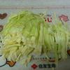キャベツは千切りにする