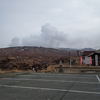 ガスがかかっていた為阿蘇山中岳火口には上がれず。