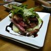 ステーキ　バルサミコソース