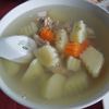 ⑦豚骨と野菜のスープ