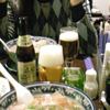 ラーメンとビール