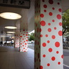 朝日新聞ビルが水玉模様に♡