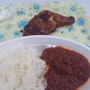 キーマカレーとタンドリーチキン