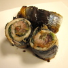 秋刀魚の梅肉巻き