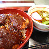 上郷ＳＡ下り－味噌カツ丼＆きしめん定食