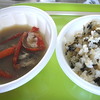 伊勢海老味噌汁とはんば海苔飯