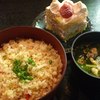 蟹炒飯とクリスマスケーキ