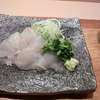 盛夏の白身魚の定番　“鯒の薄造り”