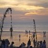ジンバランの夕陽