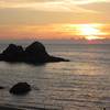 黄昏時の二見浦