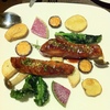 蝦夷鹿モモ肉のロースト、カシスソース♪