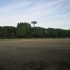 土のグラウンド。久しぶりや。