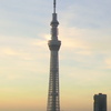 夕暮れのスカイツリー