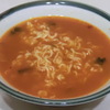 コチュカル追加　韓国ラーメン完成旨そうな色