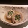 今日のお通しは良く脂の載った“鯖の松前巻き”