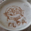 ラテアートは難しい(~o~)
