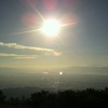 九千部山からの朝日♪