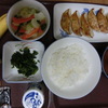 夕食・メインはぎょうざ