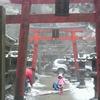 近所の山頂にある神社にお参りです♪