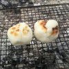 炭火で焼き餅♪ ふくらみました♪