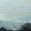 長野の山々と、車中から観えた虹！