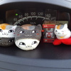 車の中もニャンコ先生♪