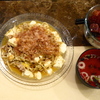 ゴーヤチャンプルと本鮪丼