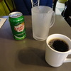 Hotコーヒーとジンジャエールを。ジョッキつきｗ