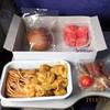 中国帰り、中国国際航空機内食