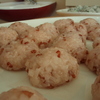 【２】お雛様の胴体･･･赤い餅飯と塩漬桜葉