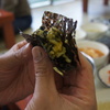 ウニご飯は海苔に巻いてもうまし！