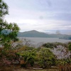恩師公園湖畔展望館からの富士山