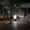 深夜のグランフロント北館入口