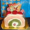 ルタオの雛デコロールケーキ