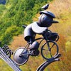 競輪選手？がお出迎え