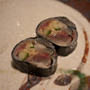 新秋刀魚の磯辺巻き