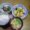 とある日の山菜定食