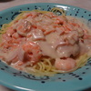残り物で作ったクリームパスタ