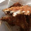 アジフライの断面、ホックホクでジョーシーでウマイ！