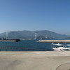 上蒲刈島より、安芸灘大橋と仁方方面の景色
